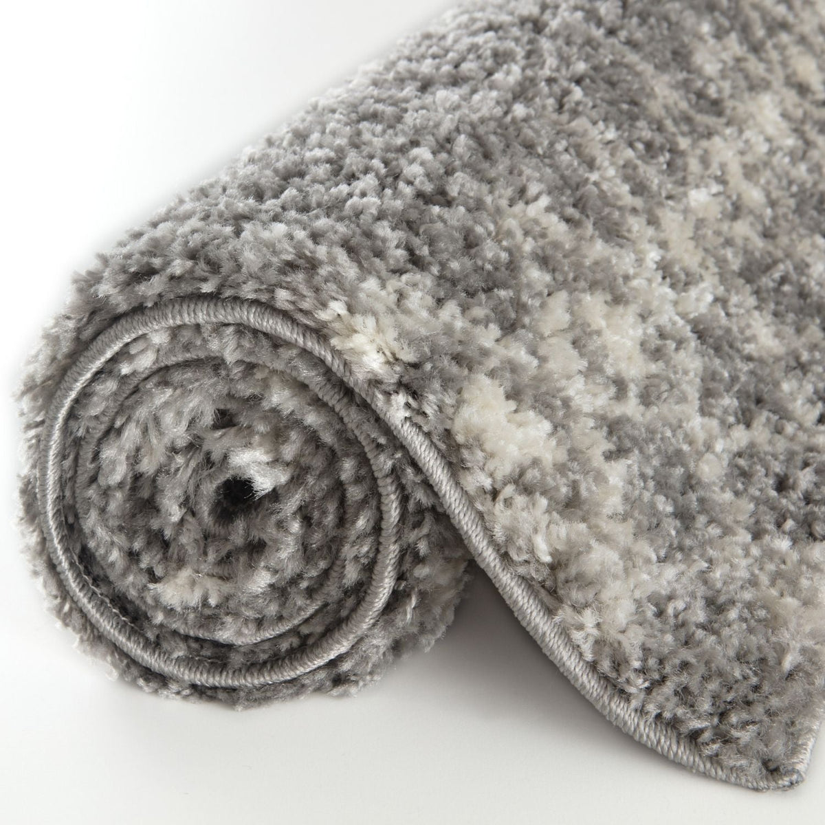 Moroccan Shaggy Rug, Grey 1010
