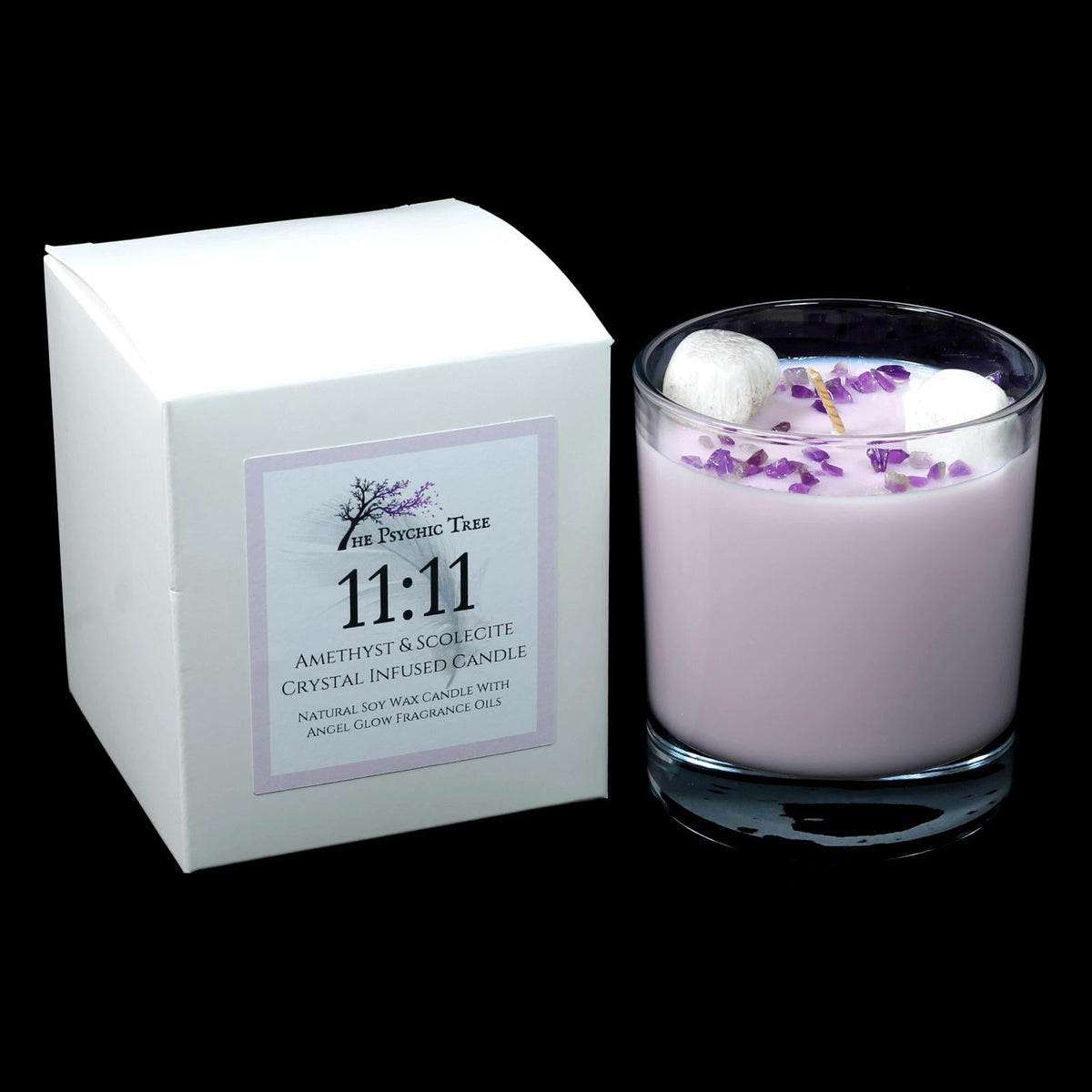 11:11 Angel Numbers Crystal Scented Candle