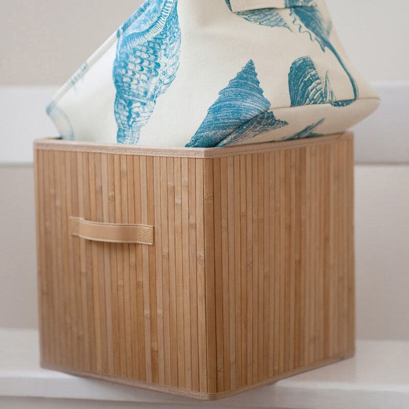 Bamboo Storage Box with Handles