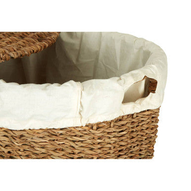 Lidi Oval Seagrass Storage Basket with Lid