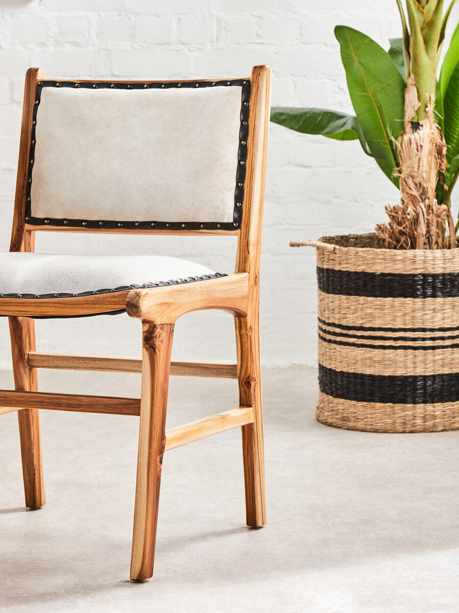 Arles Black and Natural Seagrass Storage Baskets, Set of 2