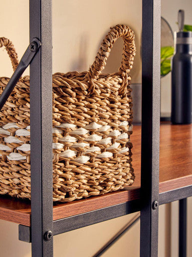 Square Seagrass Storage Baskets, Set of 2