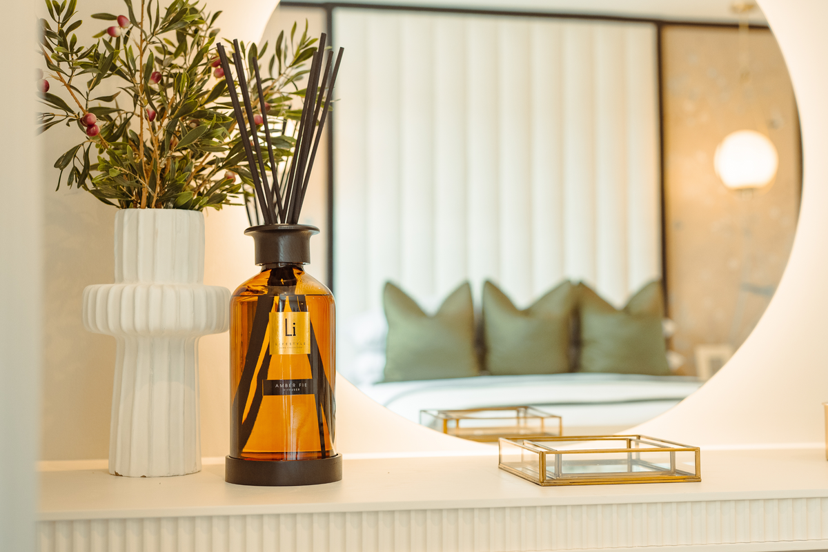 Amber Fie XXL Reed Diffuser, 2500ml
