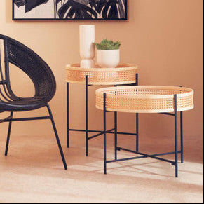 Depok Rattan Tray Coffee Table