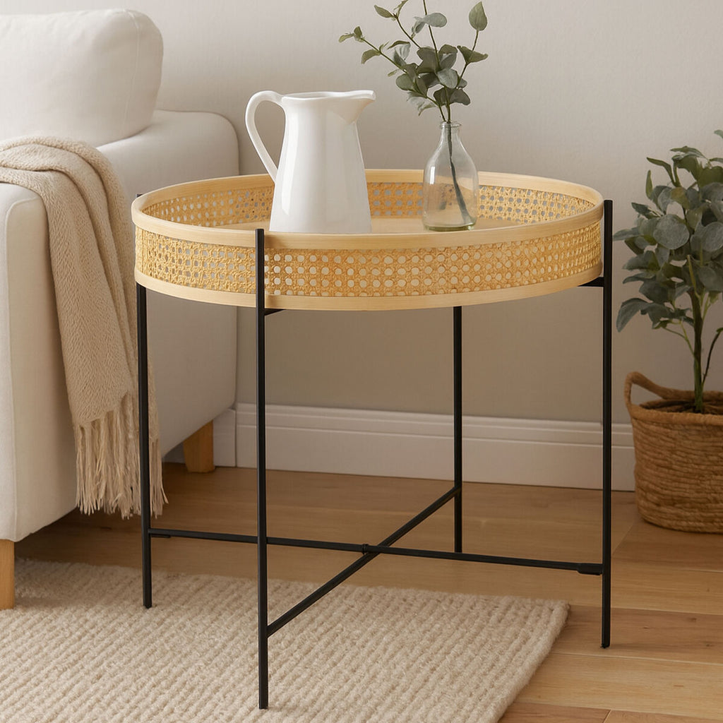 Depok Rattan Tray Coffee Table