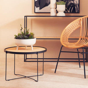 Depok Rattan Round Coffee Table