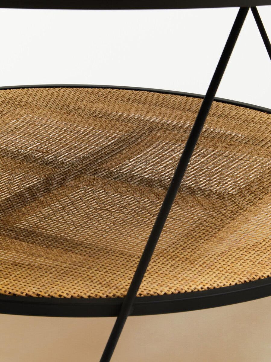 Depok Rattan 2-Tier Coffee Table
