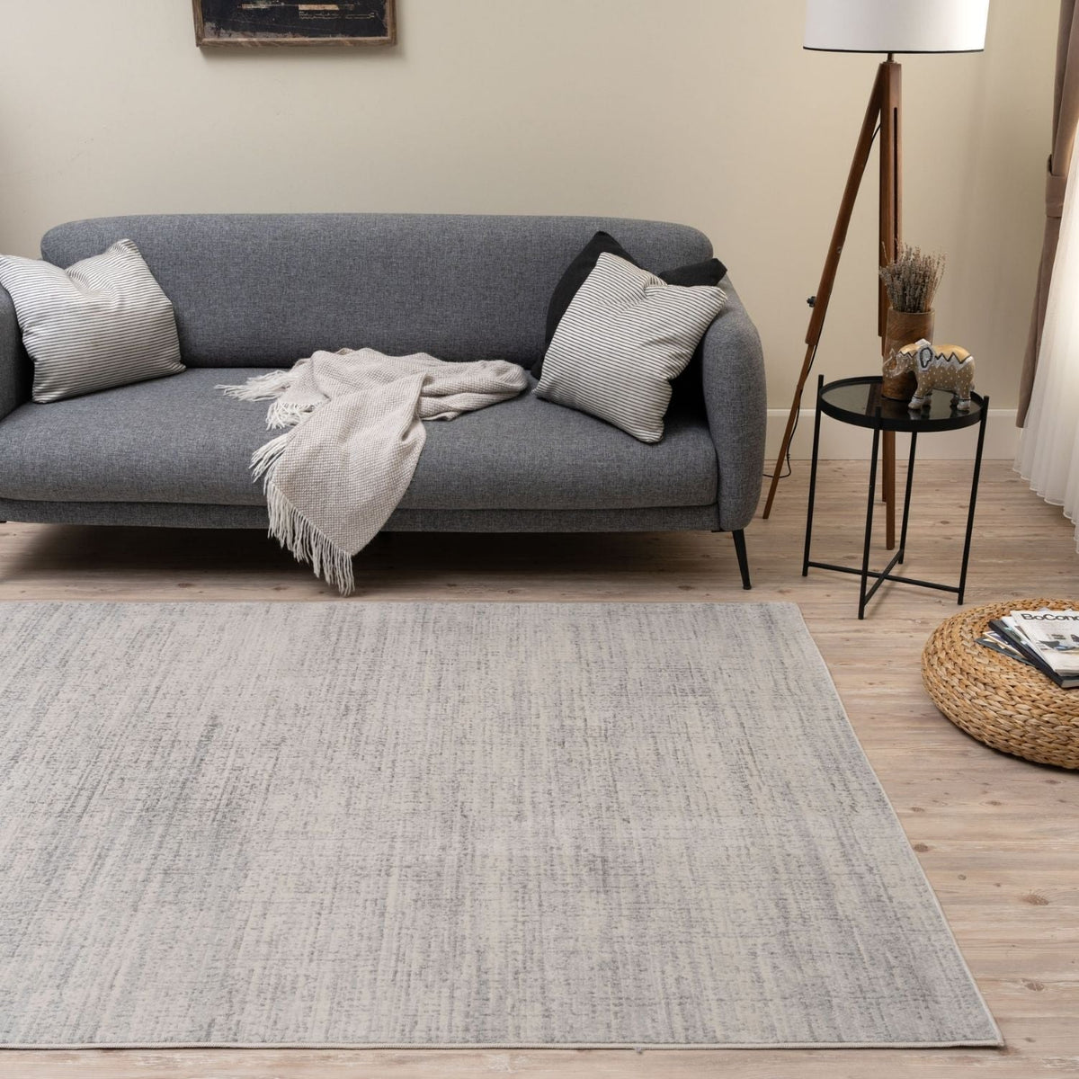 Montana Cream and Grey Rug