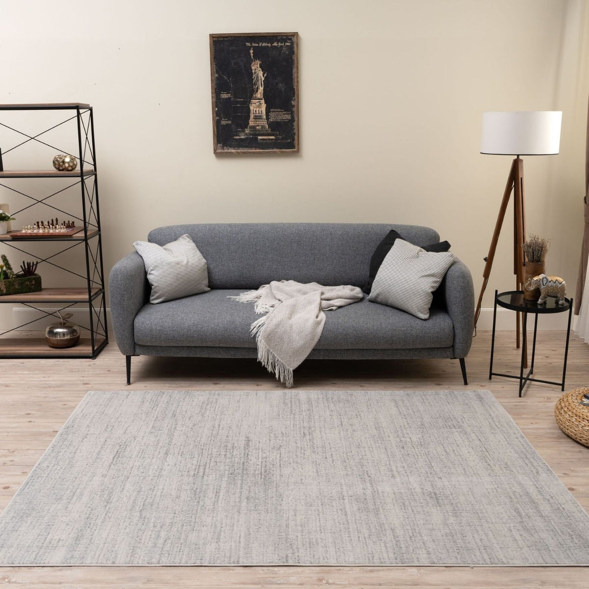 Montana Cream and Grey Rug