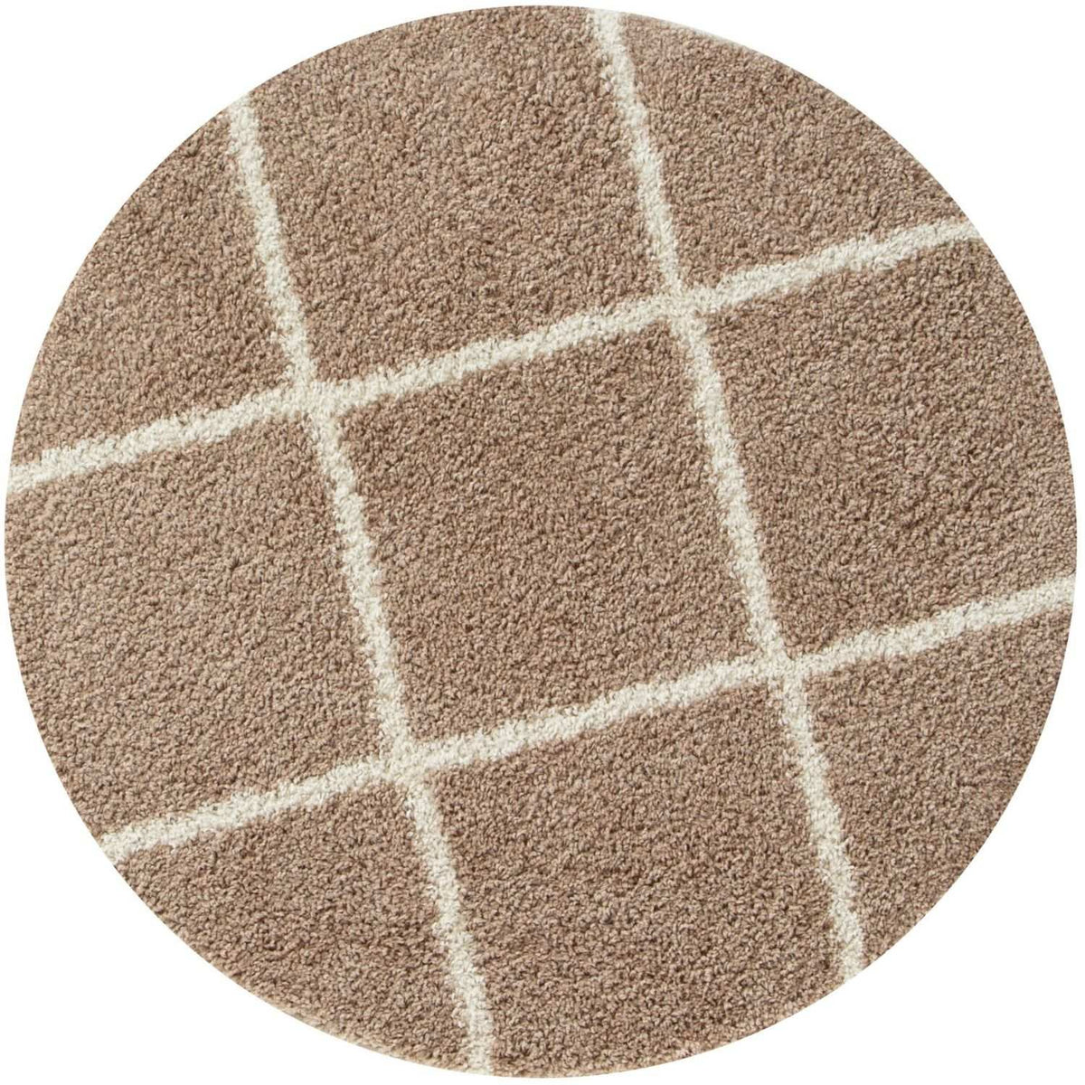 Moroccan Beige Shaggy Rug