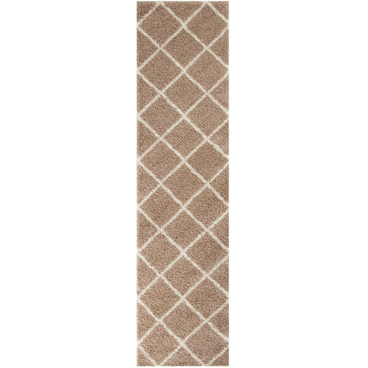Moroccan Beige Shaggy Rug