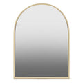 Gold Arched Wall Mirror