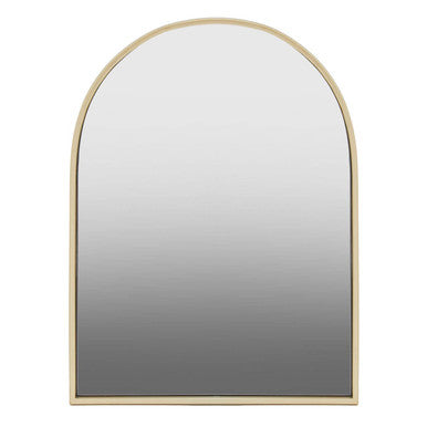 Gold Arched Wall Mirror