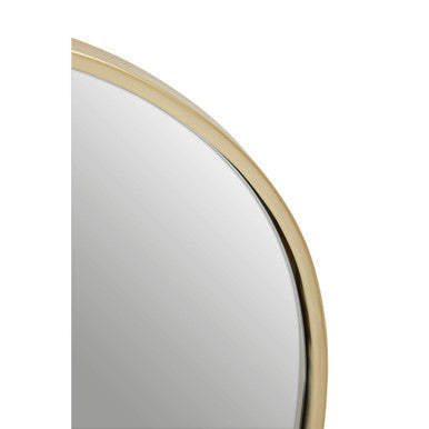Gold Arched Wall Mirror