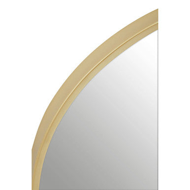 Gold Arched Wall Mirror