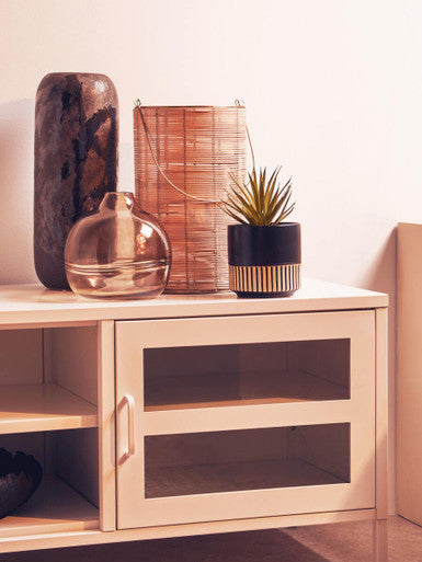 Brown Reactive Glaze Ceramic Vase