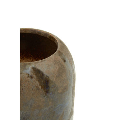 Brown Reactive Glaze Ceramic Vase