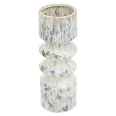 Large Beige Speckled Stoneware Vase