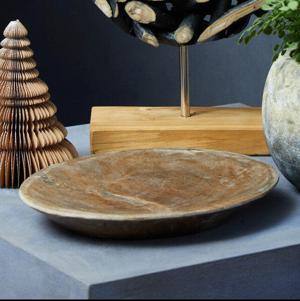 Petrified Wood Large Decorative Bowl