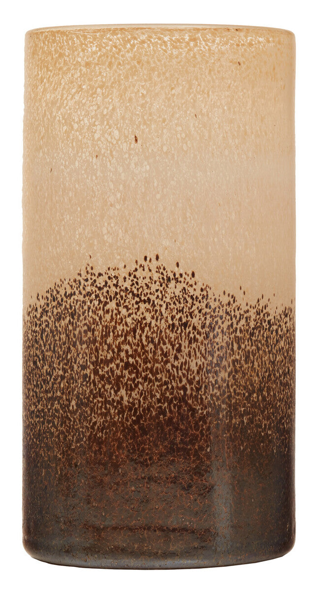 Large Sand Effect Glass Vase