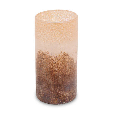 Large Sand Effect Glass Vase
