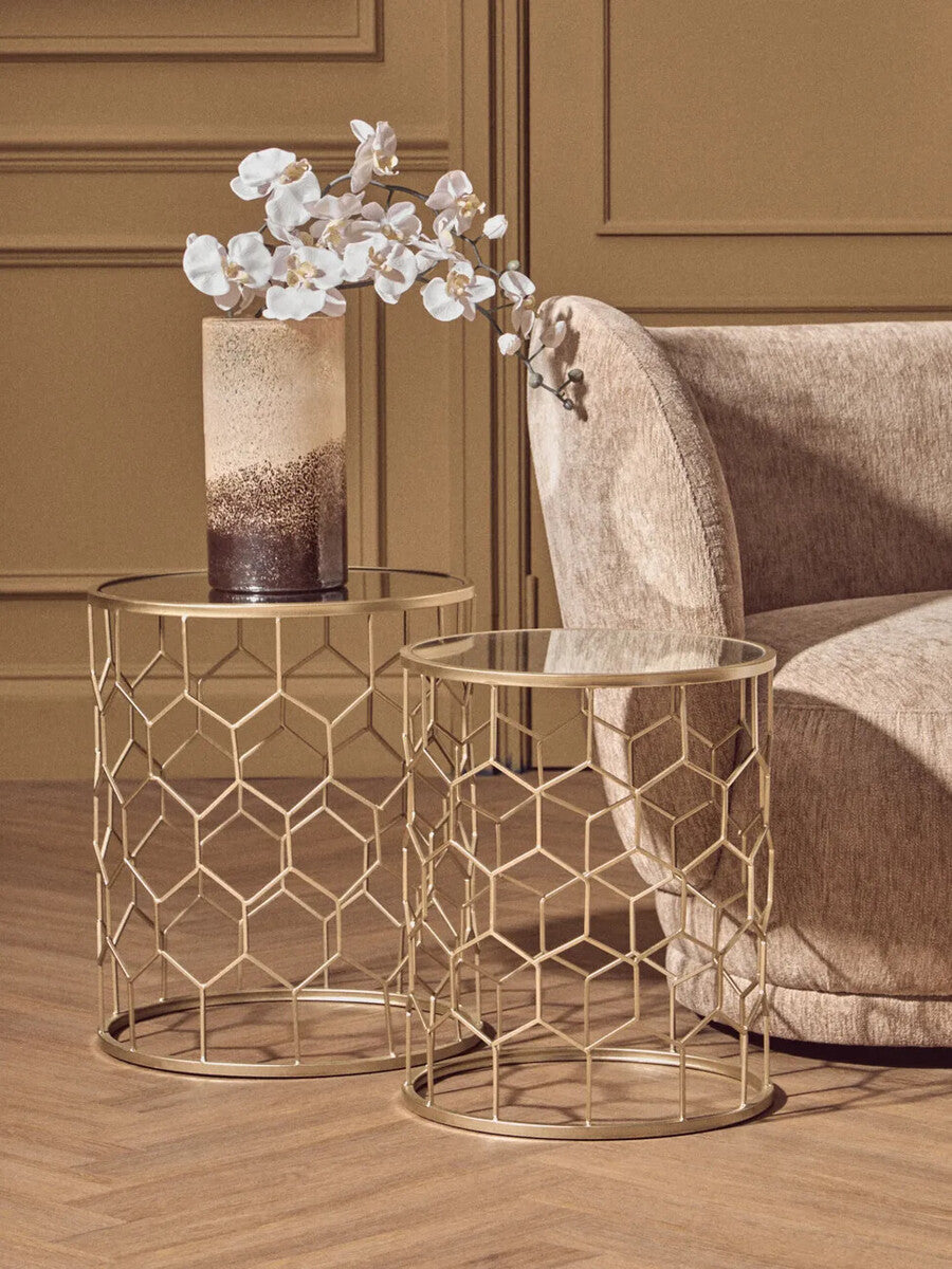 Large Sand Effect Glass Vase