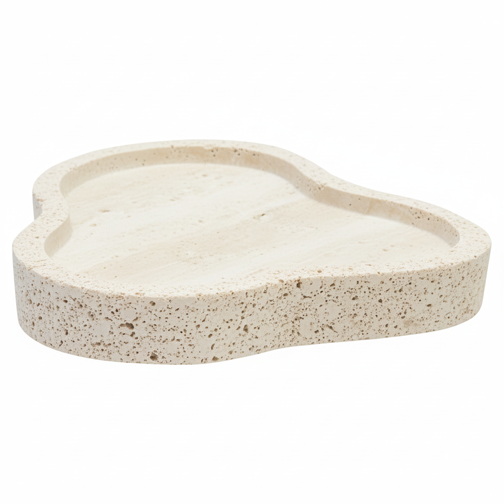 Travertine Irregular Decorative Tray