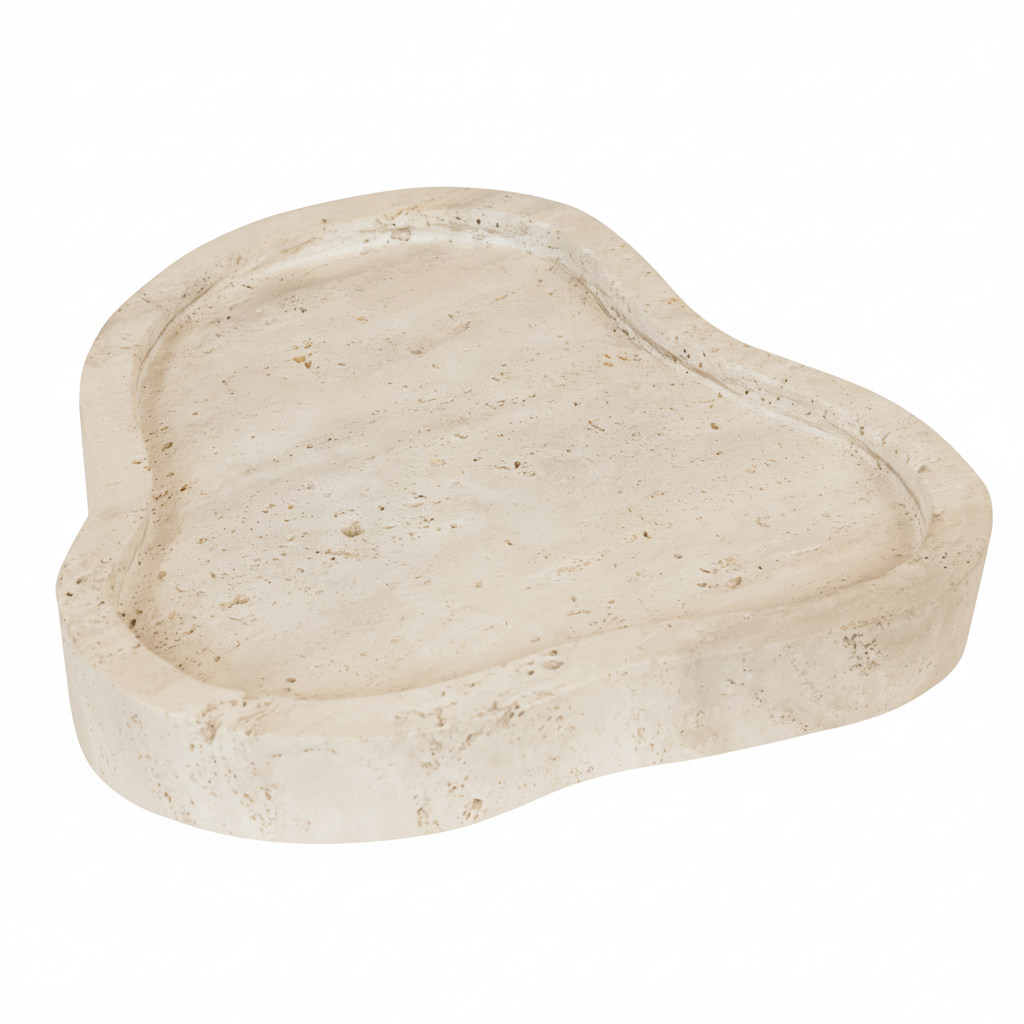 Travertine Irregular Decorative Tray