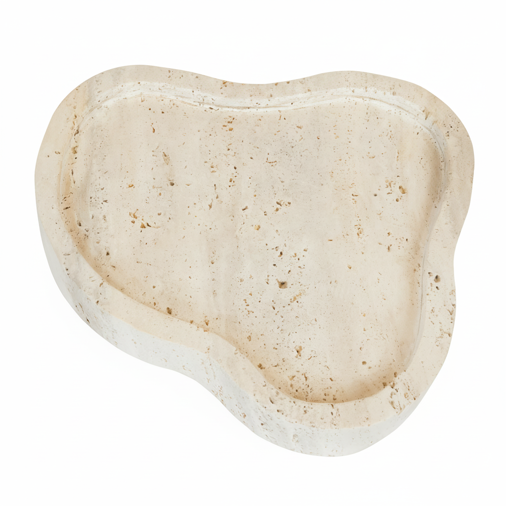 Travertine Irregular Decorative Tray