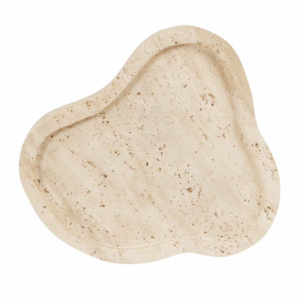Travertine Irregular Decorative Tray