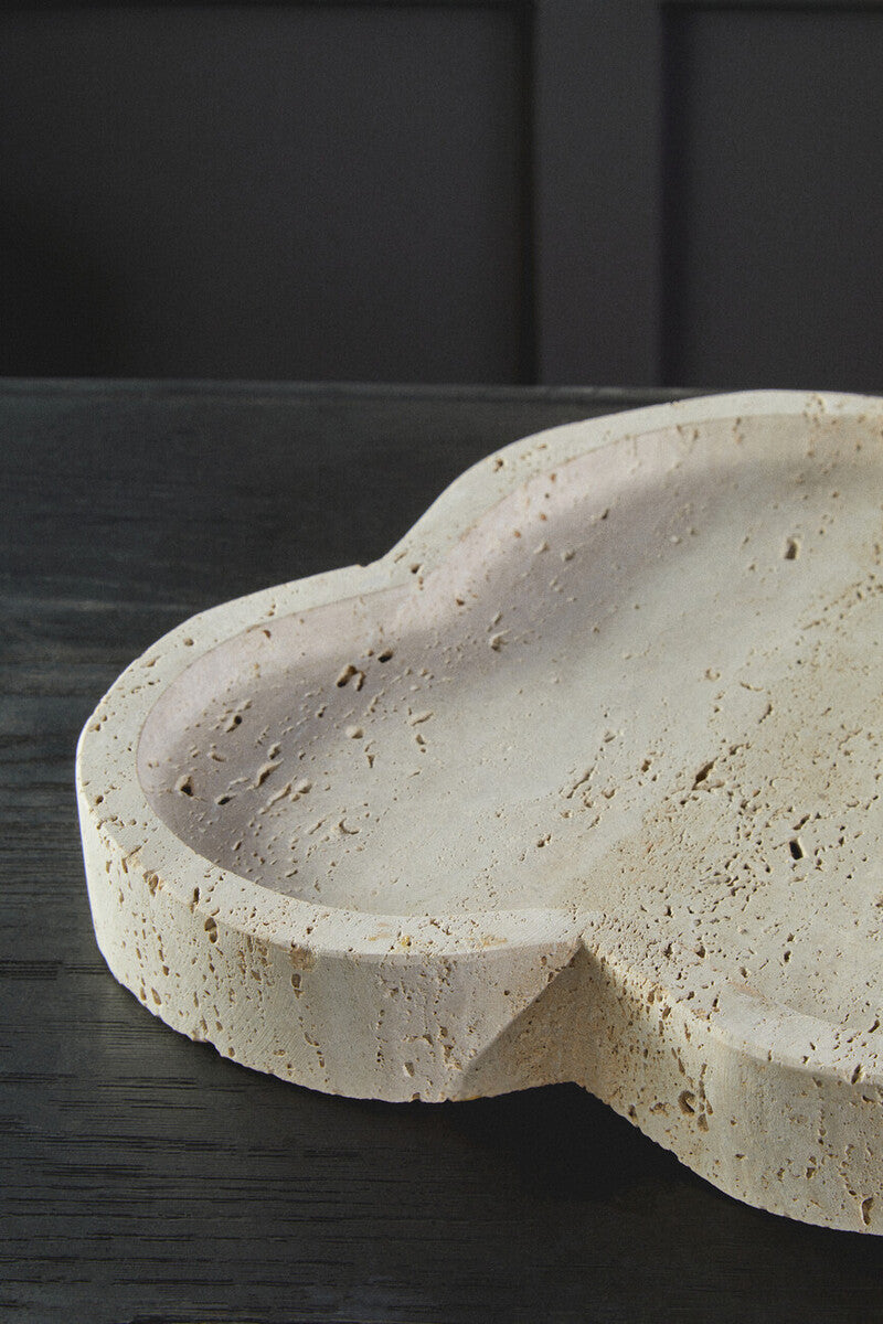 Travertine Irregular Decorative Tray