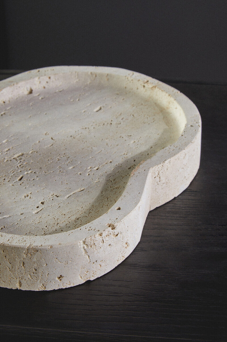Travertine Irregular Decorative Tray