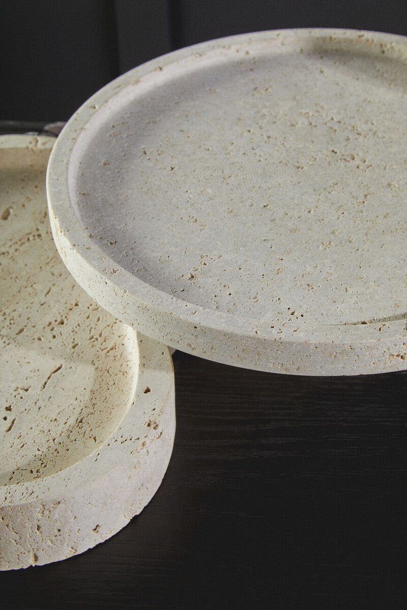 Travertine Irregular Decorative Tray