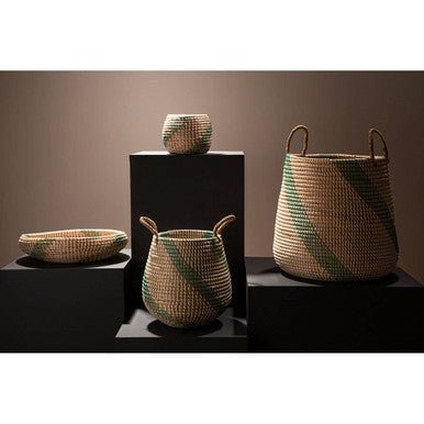Bora Seagrass Storage Baskets, Set of 2