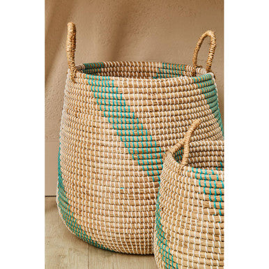 Bora Seagrass Storage Baskets, Set of 2