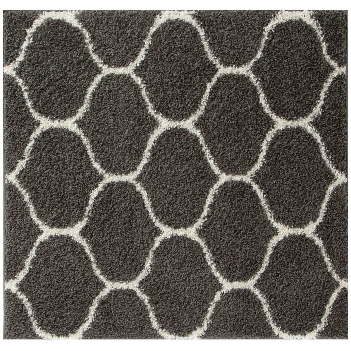 Moroccan Dark Grey Shaggy Rug