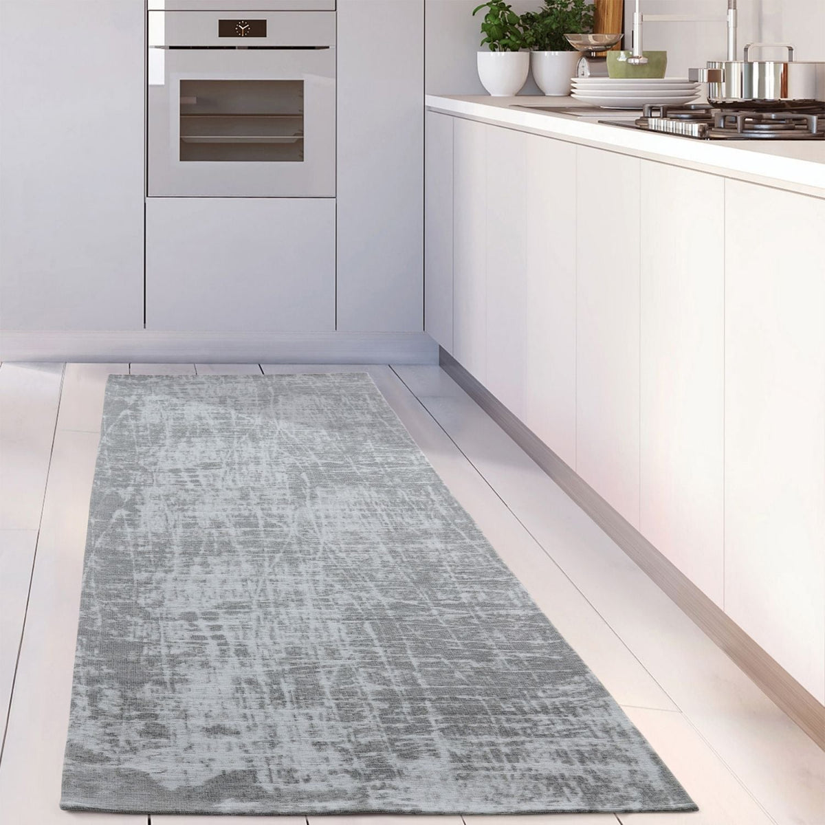 Carina Washable Grey Rug