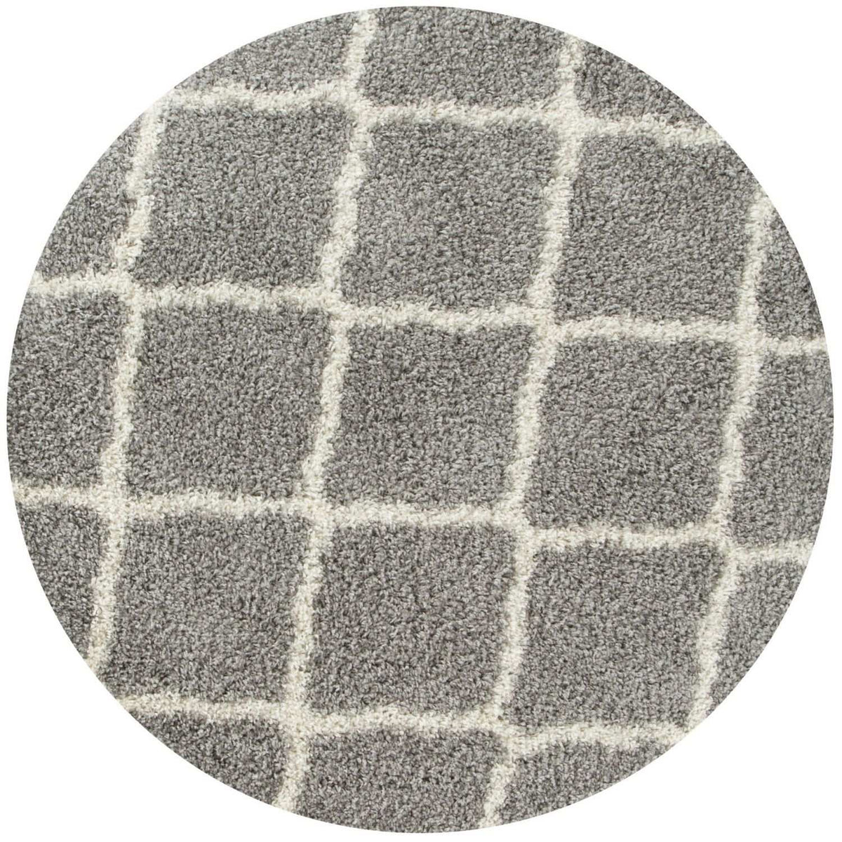Moroccan Shaggy Rug, Grey 710