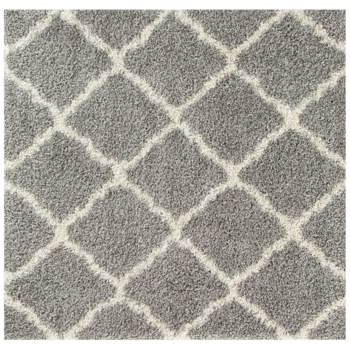 Moroccan Shaggy Rug, Grey 710