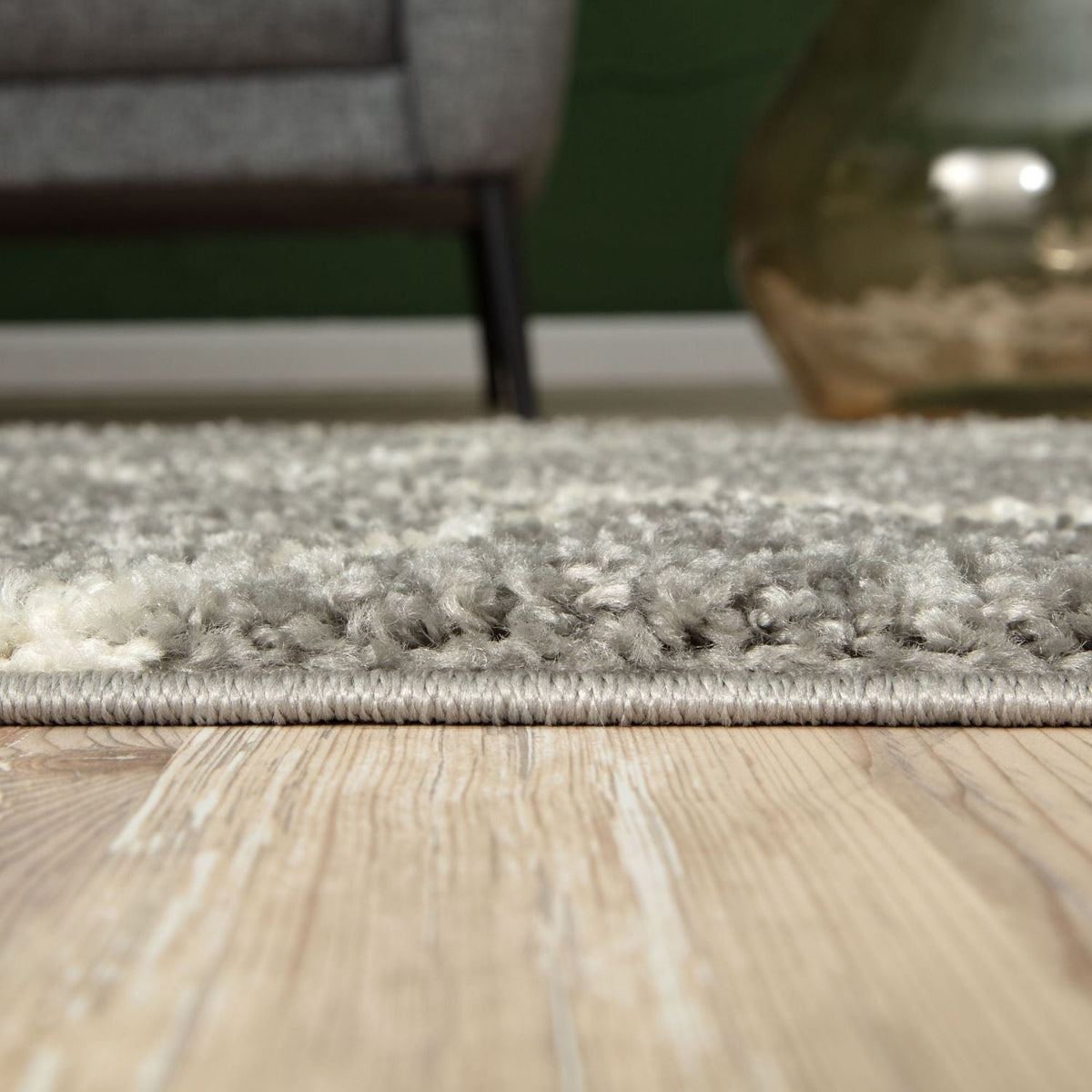 Moroccan Shaggy Rug, Grey 710