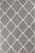 Moroccan Shaggy Rug, Grey 710