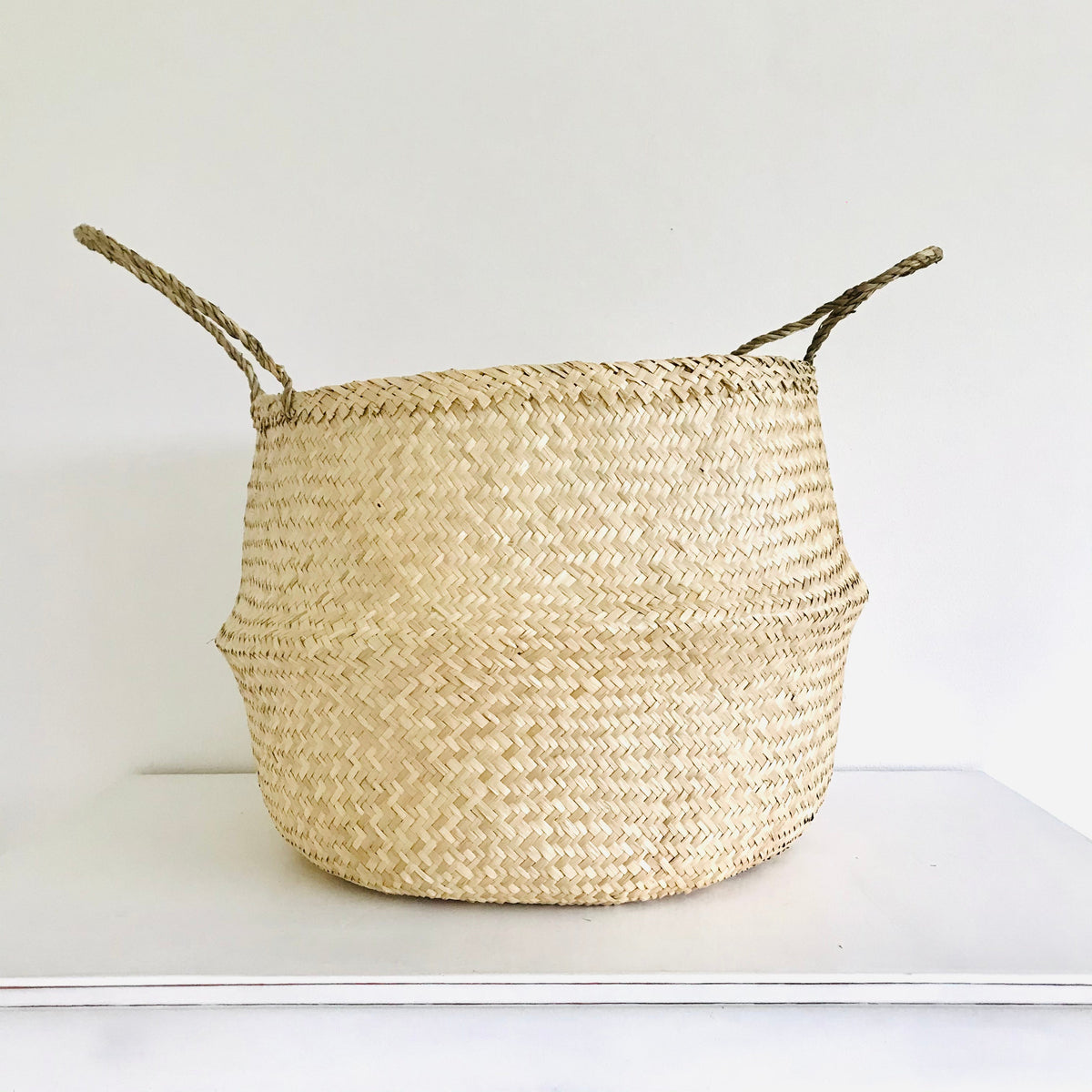 Plain Seagrass Storage Basket, Extra Large