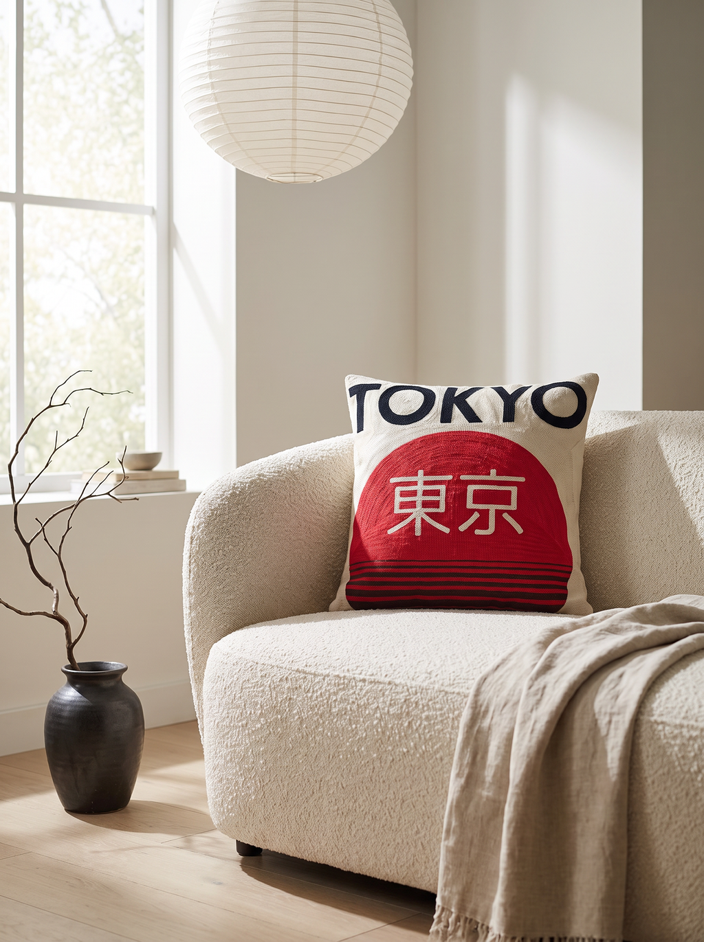 Tokyo Needlepoint Cushion