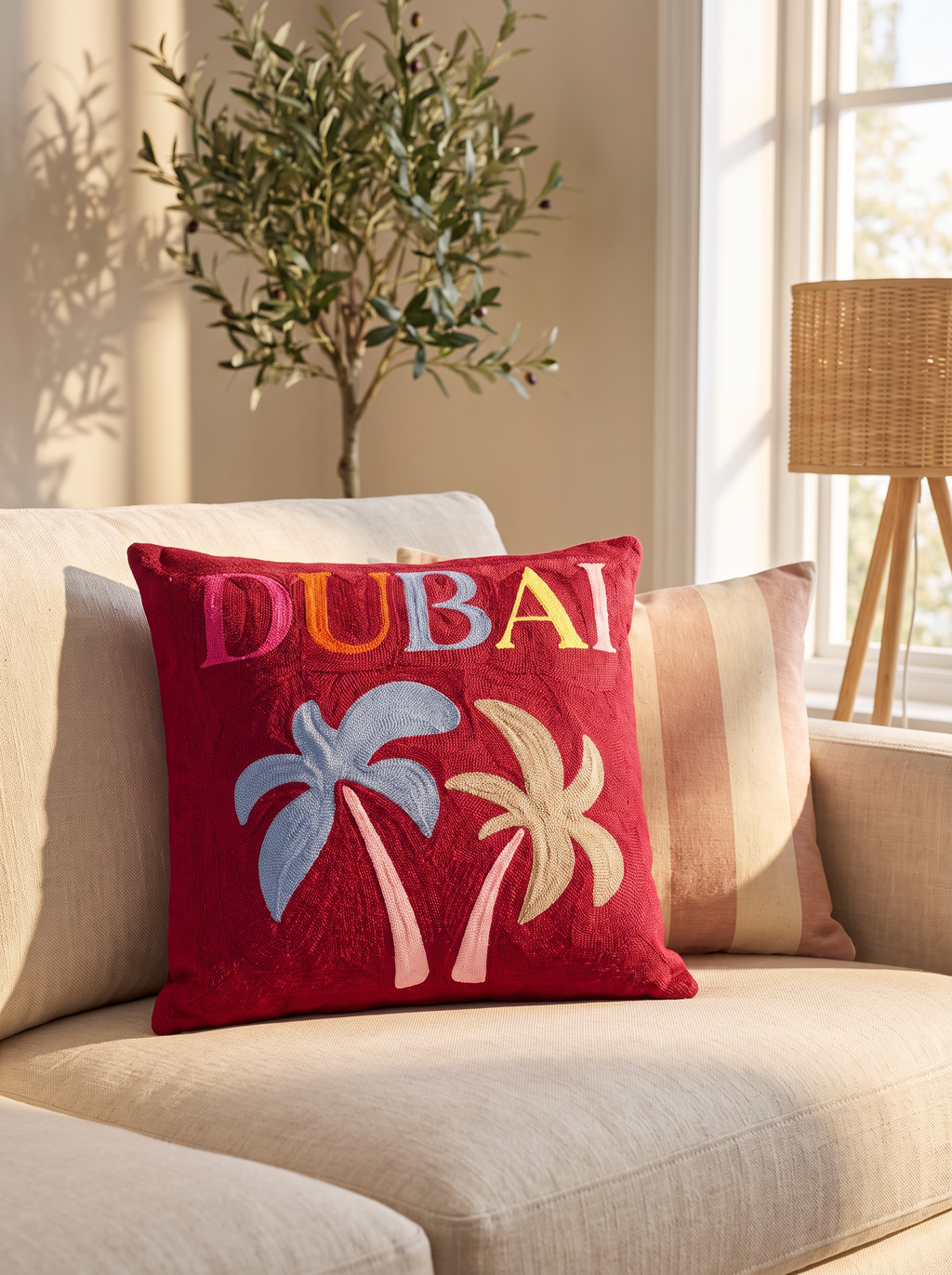 Dubai Needlepoint Cushion
