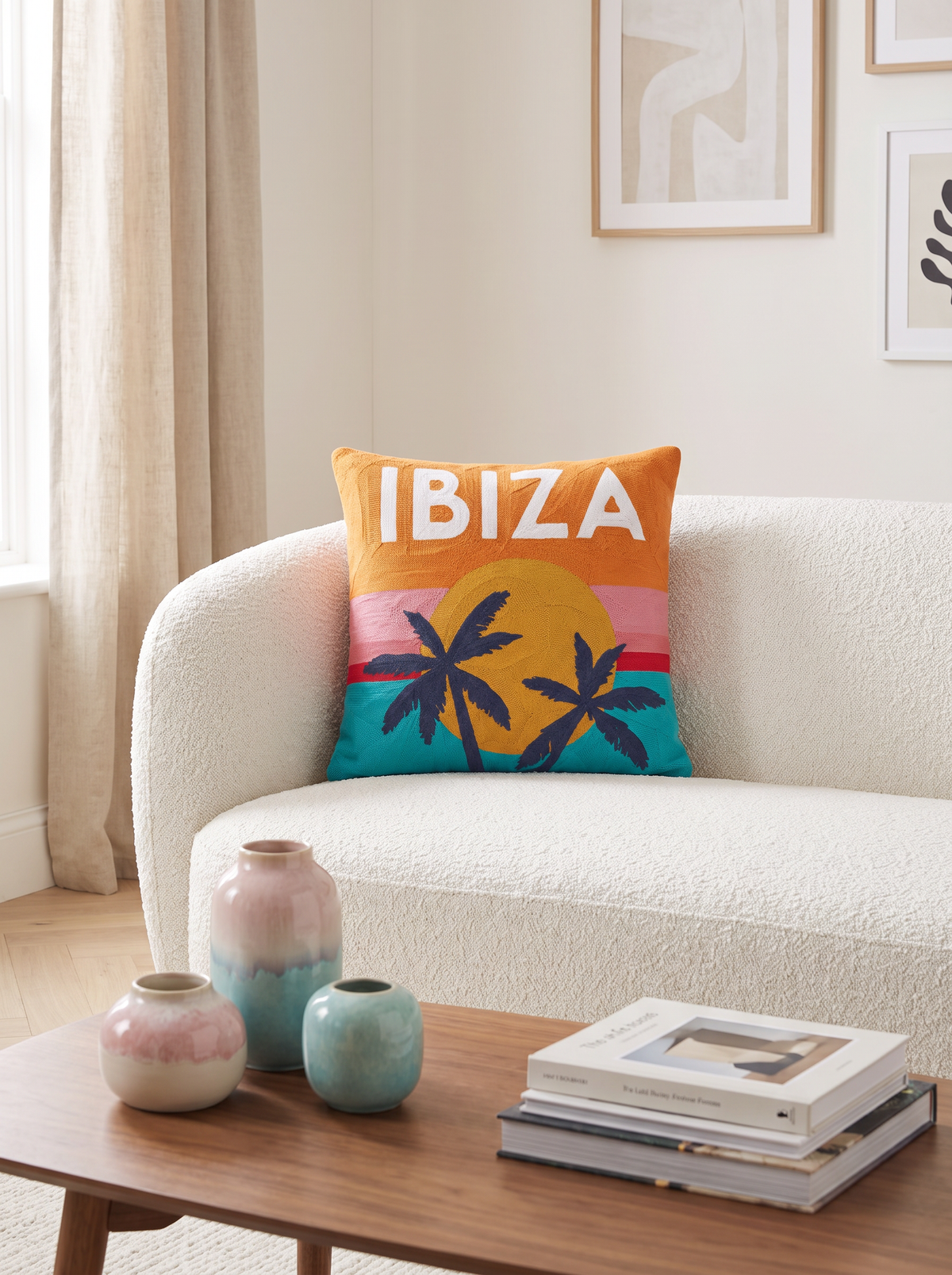 Ibiza Needlepoint Cushion
