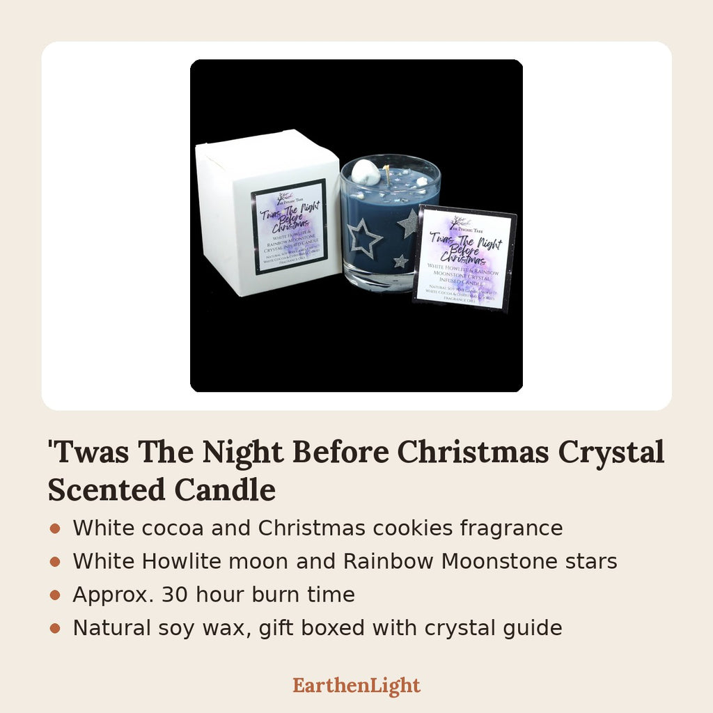 'Twas The Night Before Christmas Crystal Scented Candle key features