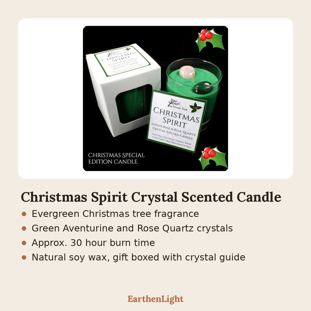 Christmas Spirit Crystal Scented Candle key features