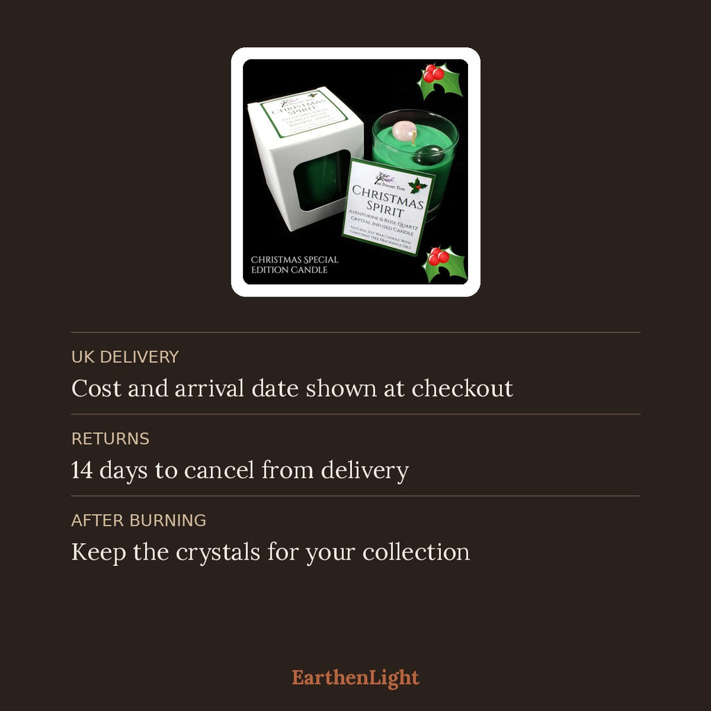 Christmas Spirit Crystal Scented Candle delivery and returns