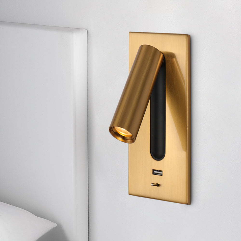 LED Reading Wall Light with USB Charger