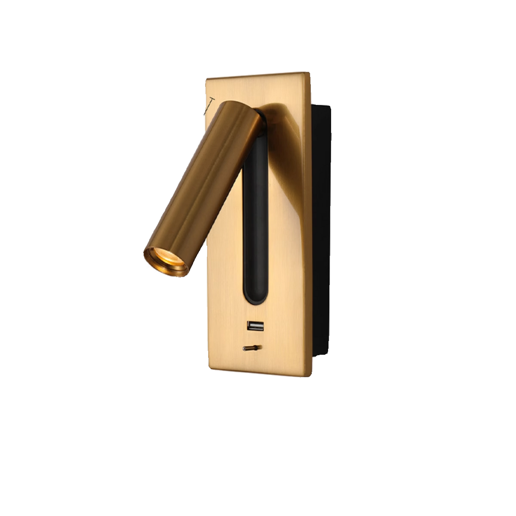 LED Reading Wall Light with USB Charger